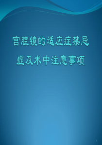 宫腔镜(教学PPT)