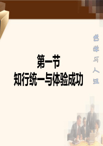 第四单元：知行统一与体验成功