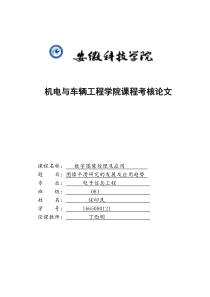 图像平滑研究的发展及应用趋势