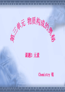 课题3 元素