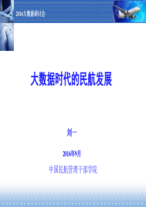 大数据时代民航发展