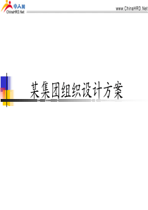 某集团组织设计方案(PDF-32页)