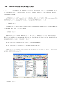 Total-Commander简易设置教程及日常使用高级技巧集合