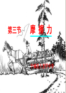 高一物理摩擦力精品课件(新课标)