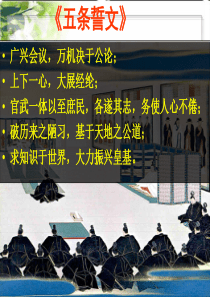 陈文兵 第8单元第3课《明治维新》课件(人教版选修1)