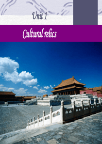 新人教必修二 Unit 1 Cultural relics-Warming up and Readi