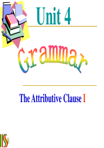 高中英语Unit4定语从句开课课件新课标必修1