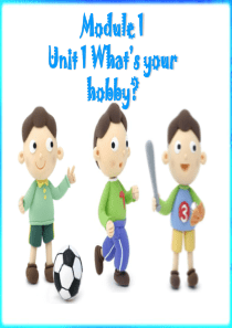 教科版小学英语五年级上册-Whats-your-hobby课件