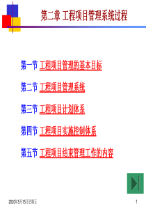 工程项目管理系统过程