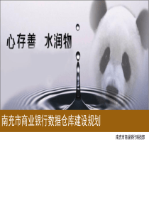 商业银行数据仓库建设规划