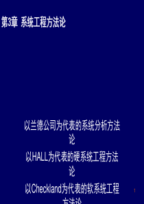 系统工程方法论