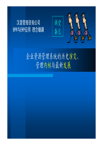 汉普管理咨询公司BPR与ERP应用 理念培训