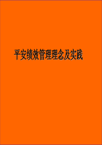 某知名金融公司绩效体系