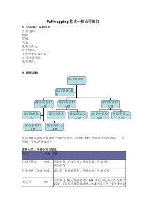 Fullmapping格式-按公司部门