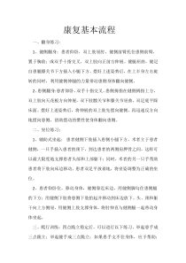康复基本流程