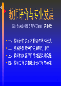 教师评价与专业发展