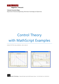 Control-Theory-with-MathScript-Examples