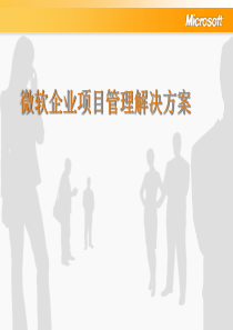 微软项目管理解决方案概述