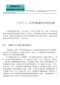 单片机学习实例--红外遥控实验学习