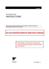 s350焊机英文说明书