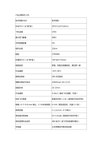 15kg植保无人机参数m