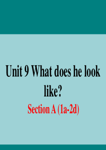 人教版新课标七年级下册Unit-9全课件