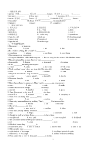 新概念英语第二册1---24课测试题