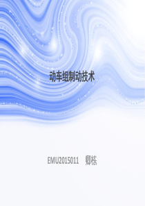 动车组制动技术