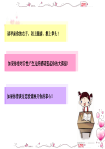 高中生恋爱与性-PPT课件