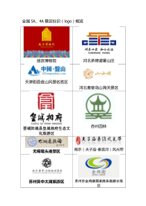 5A4A级旅游景区标志(logo)概览