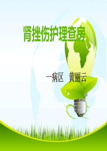 肾挫伤护理查房-黄丽云