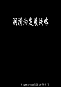 润滑油发展战略(ppt 22页)