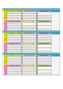 晨间日记excel模版04月(2015-2026年)