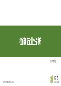 微商行业分析