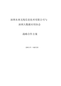 战略合作方案