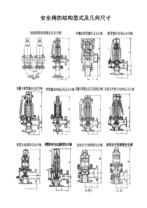 安全阀的结构型式及几何尺寸