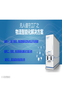 无人值守工厂之物资、物流智能化解决方案