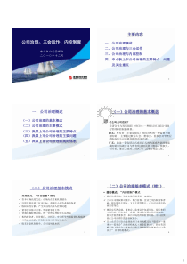 10.1公司治理、三会运作、内控制度
