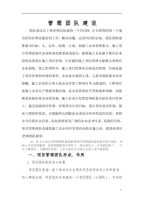 项目管理团队建设