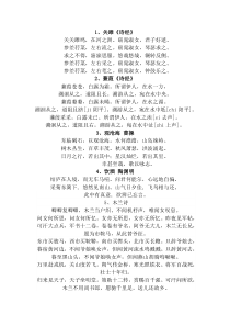 中考必背古诗词最新版