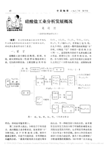 硅酸盐工业分析发展概况