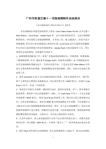 视频制作总结报告