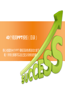 PPT模板目录