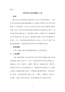CBS+SNS生态护坡施工