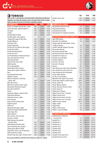 迪拜免税店产品价格