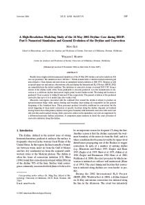 Part I Numerical Simulation and General Evolution 