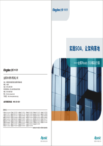 金蝶中间件SOA解决方案