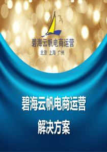 电商代运营解决方案