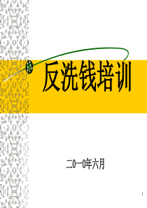 反洗钱培训(20100624)