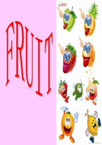 英语水果教学ppt